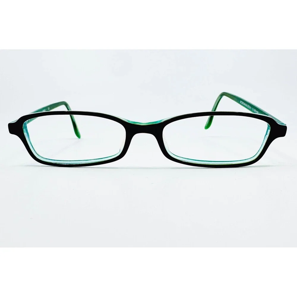 BCBGMAXAZRIA Eyeglass Frames Womens Black Green XENA OLI 51-15-145